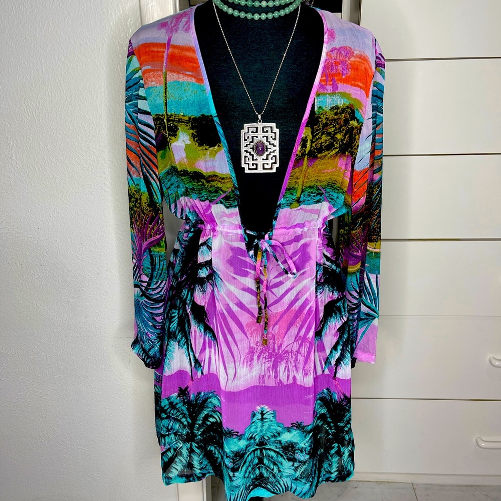 Rod Beattie Long Sleeve Swimsuit Cover Up